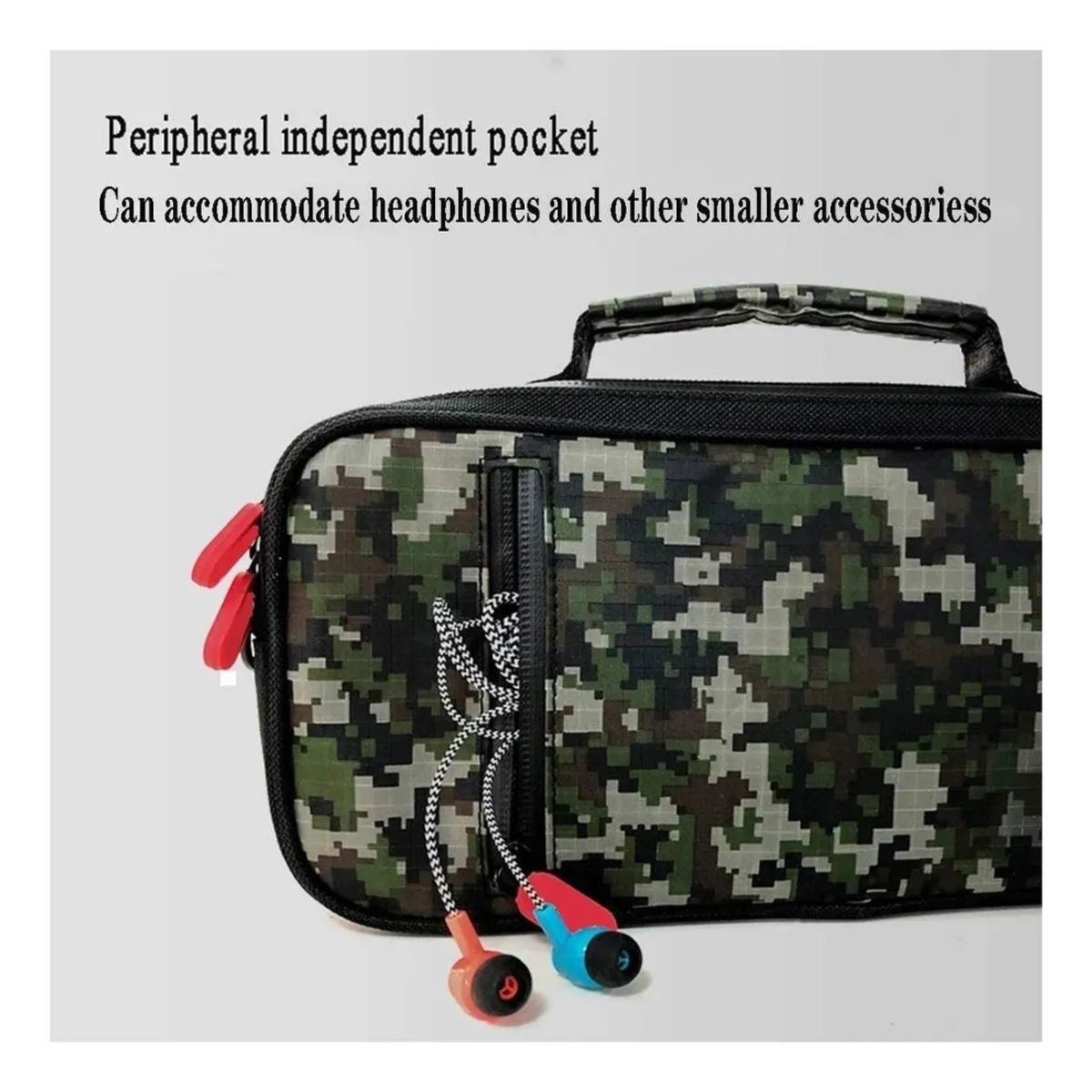 GENERICO - Bolso Funda Para Nintendo Switch Bolso Banano Camuflaje