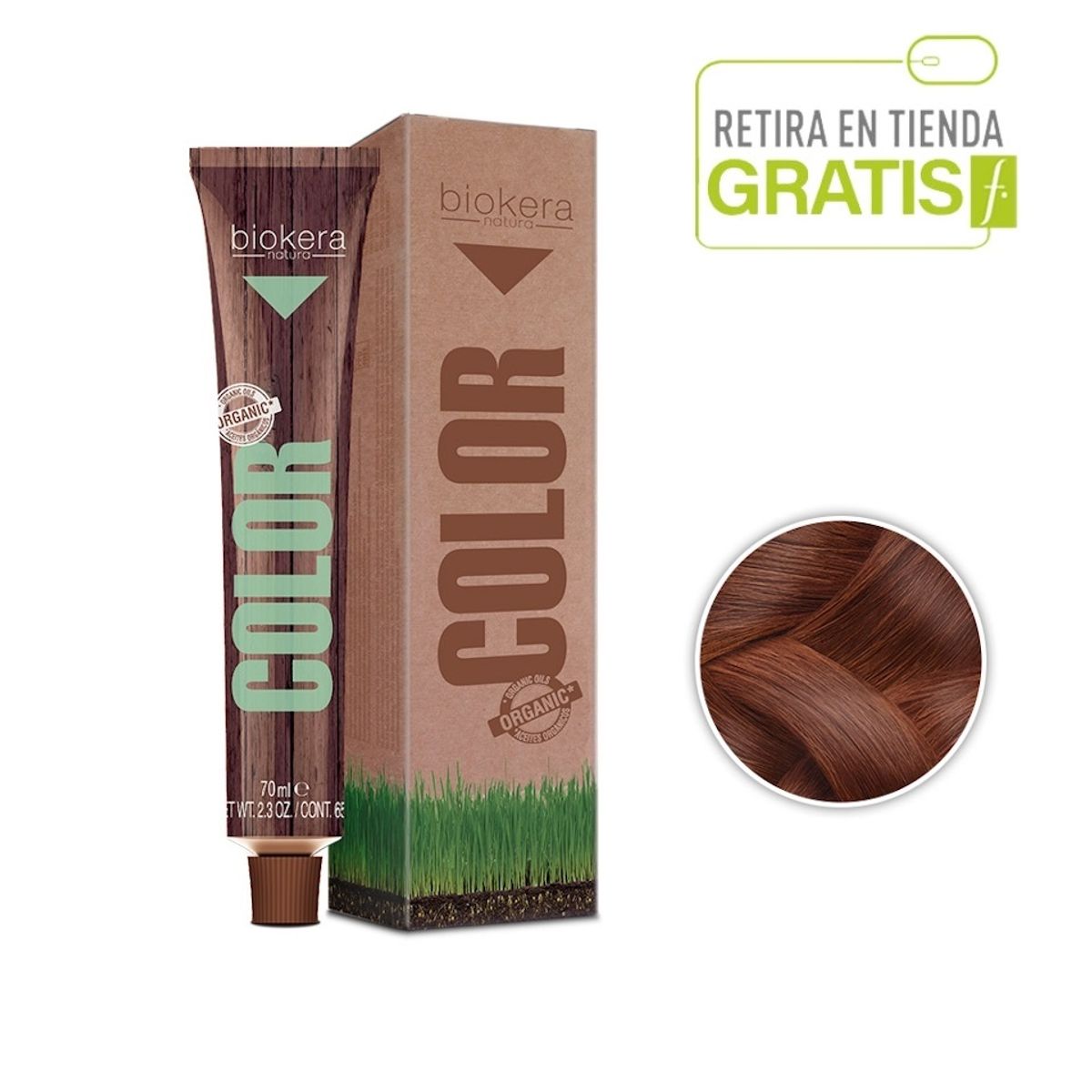 SALERM - SALERM Tintura Biokera 8.44 Rubio Claro Cobrizo Intenso