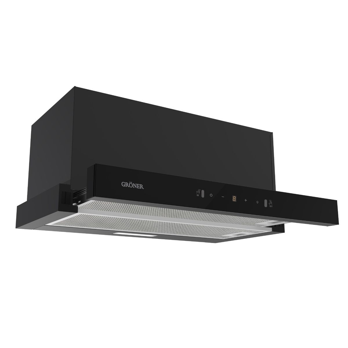 GRONER - Campana Telescópica Gröner Black Digital T60