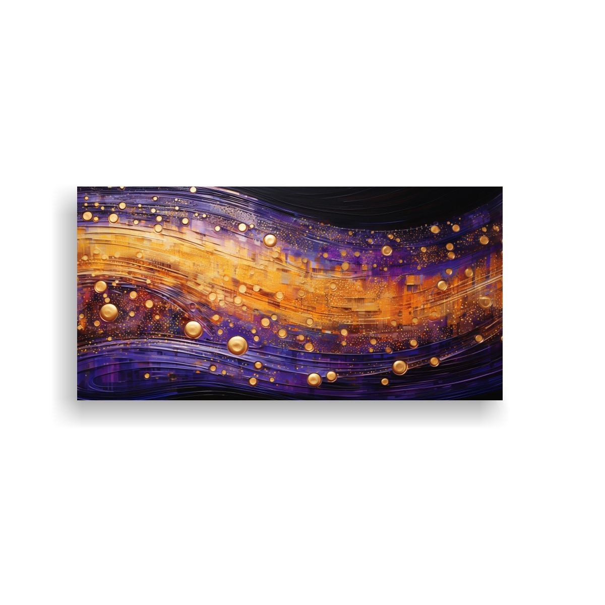 GENERICO - Pintura De Lienzo Estilo Puntillismo Luminoso 140x70 Cm.