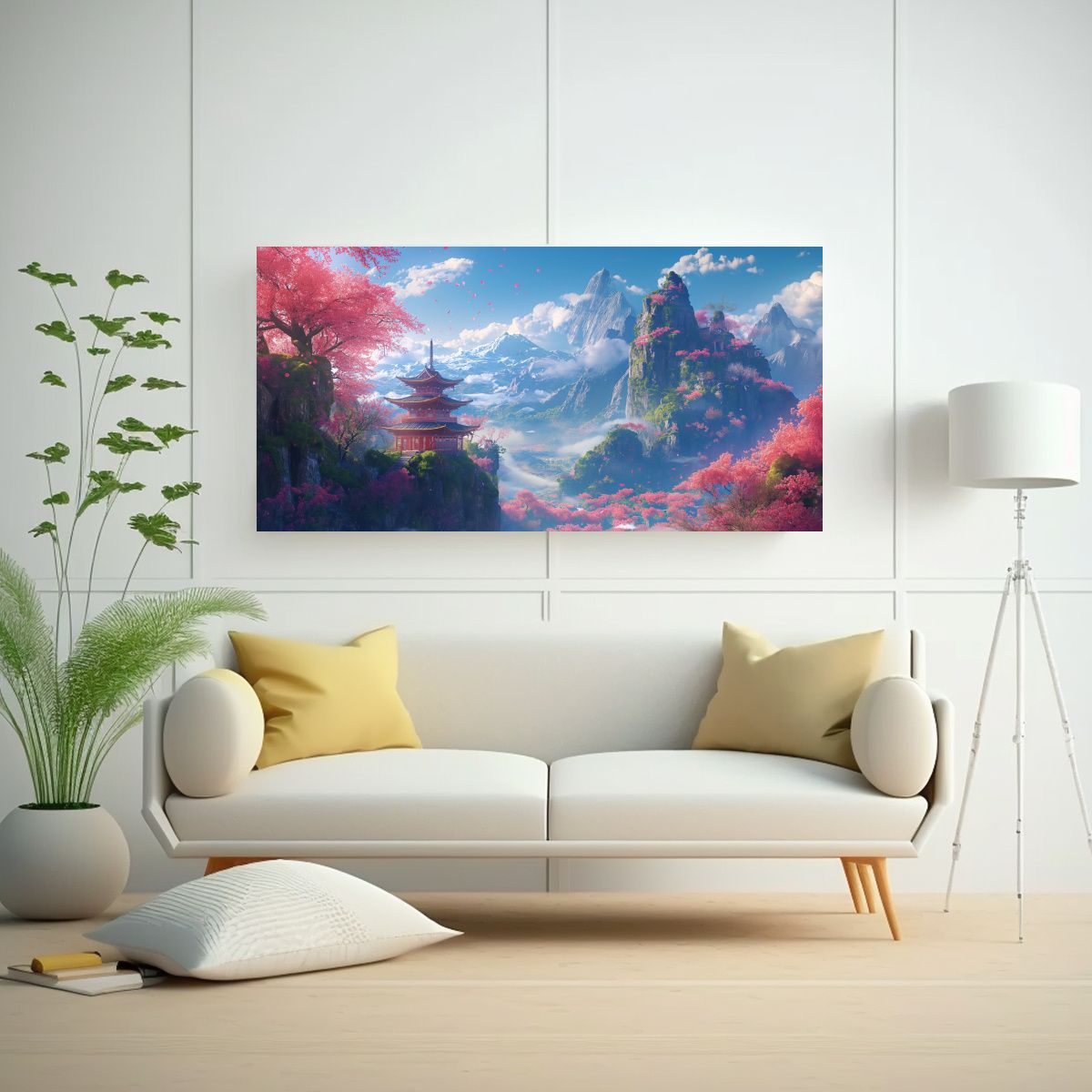 GENERICO - Pinturas Armoniosas Para Paisajes Serenos 140x70 Cm