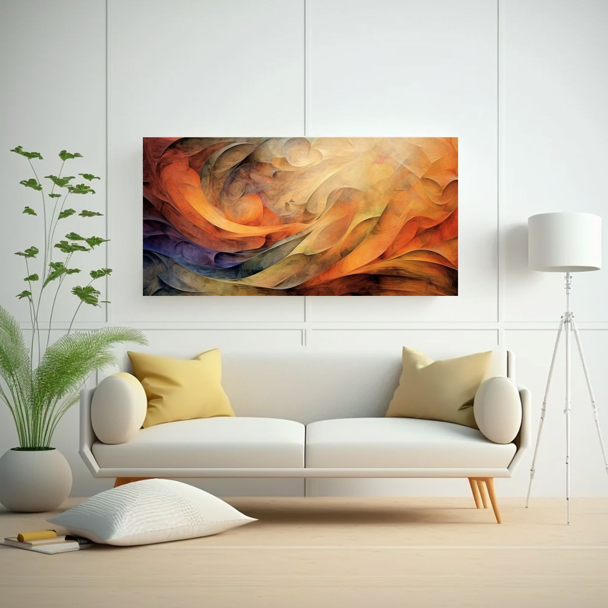 GENERICO - Venta Cuadros Abstractos Multicolor 120x60 Cm