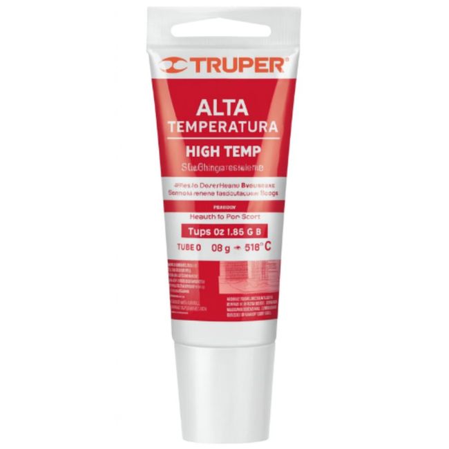TRUPER - Silicona Sellador Rojo Para Altas Temperaturas 85g Truper