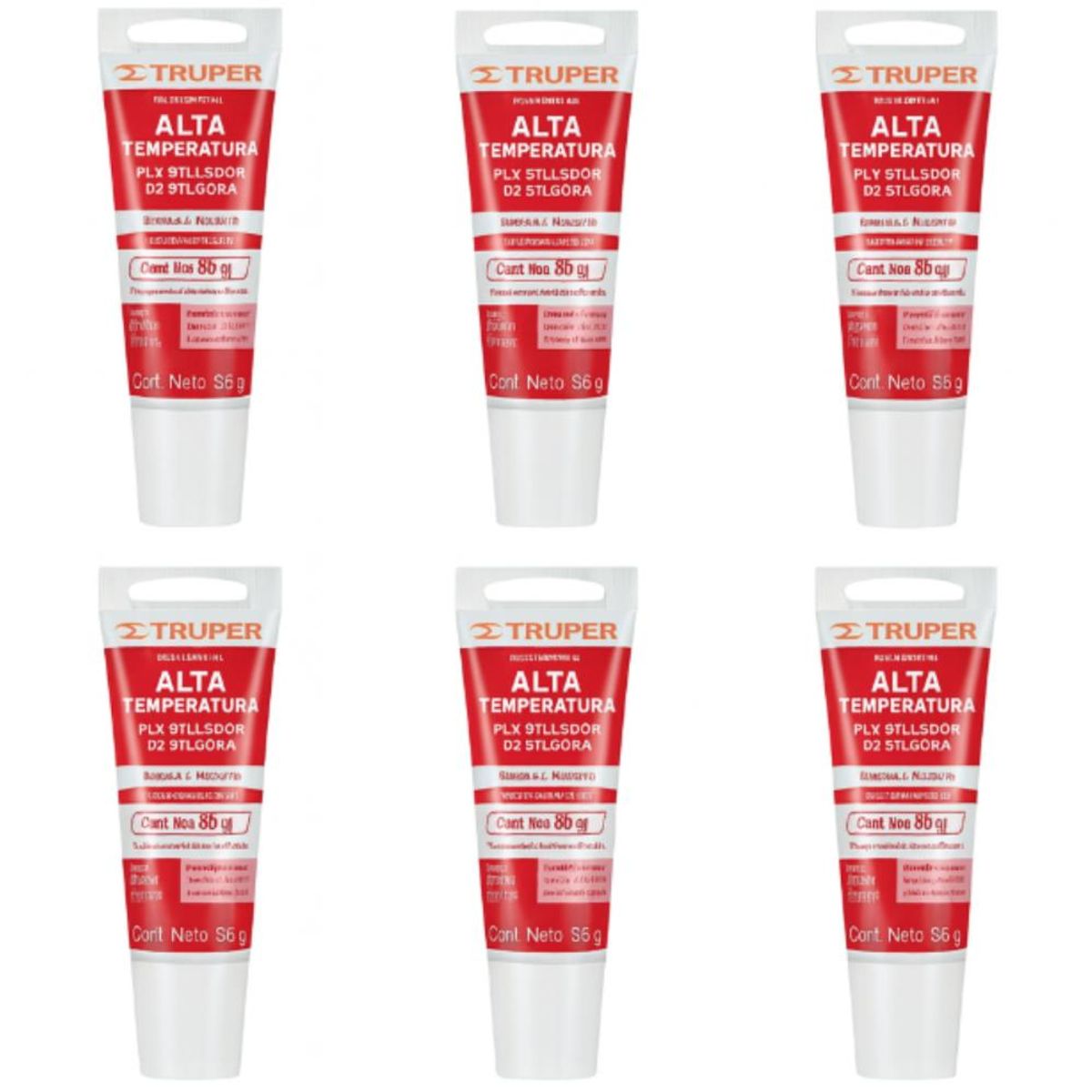 TRUPER - Silicona Sellador Rojo Para Altas Temperaturas 85g Truper