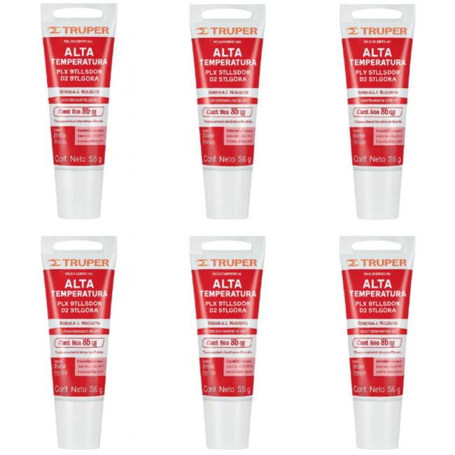 TRUPER - Silicona Sellador Rojo Para Altas Temperaturas 85g Truper