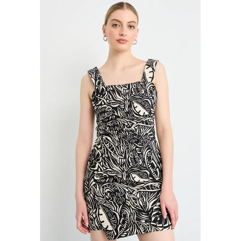 IO - Vestido Corto Mujer Negro Io