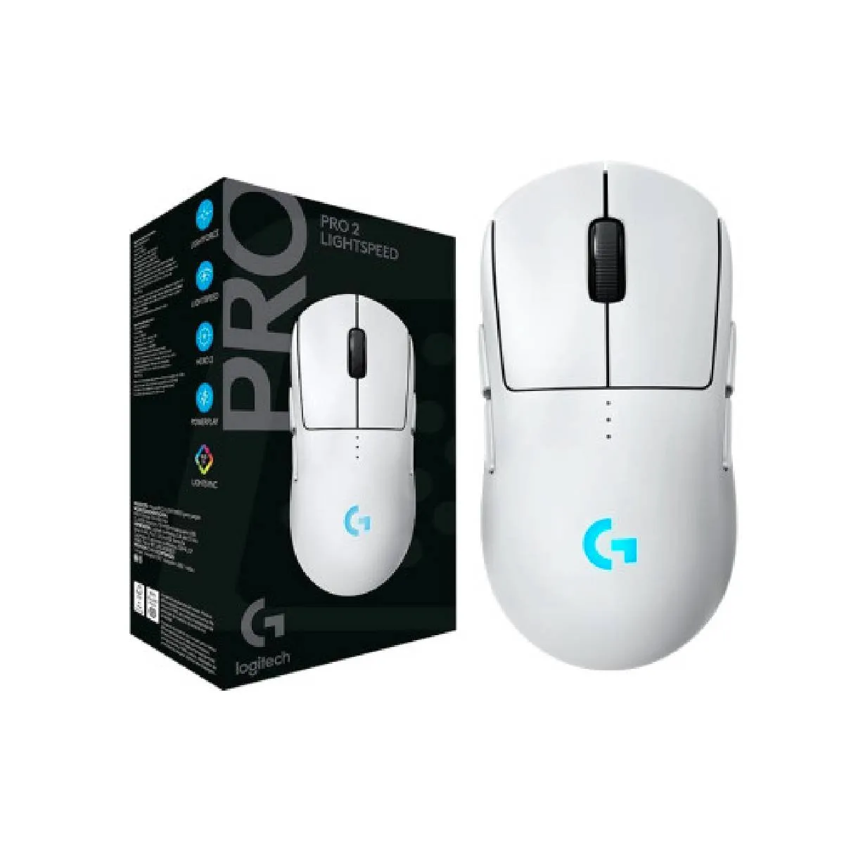 LOGITECH - Mouse Logitech G PRO 2 LIGHTSPEED BLANCO