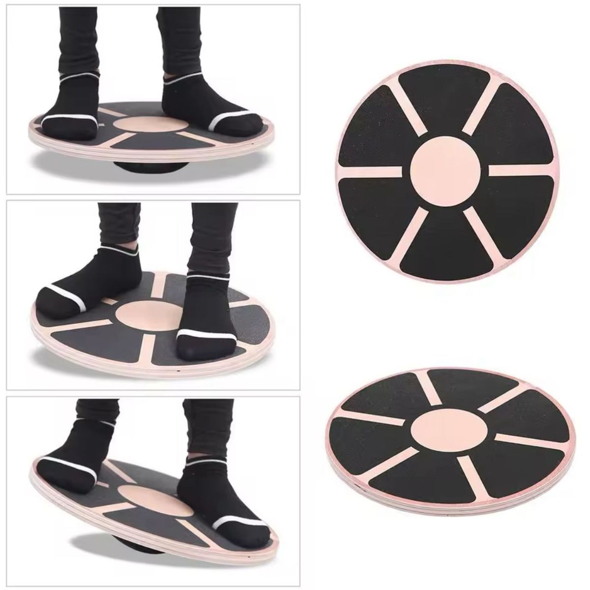 GENERICO - Disco Freeman Bosu De Equilibrio Disco Equilibrio De Madera