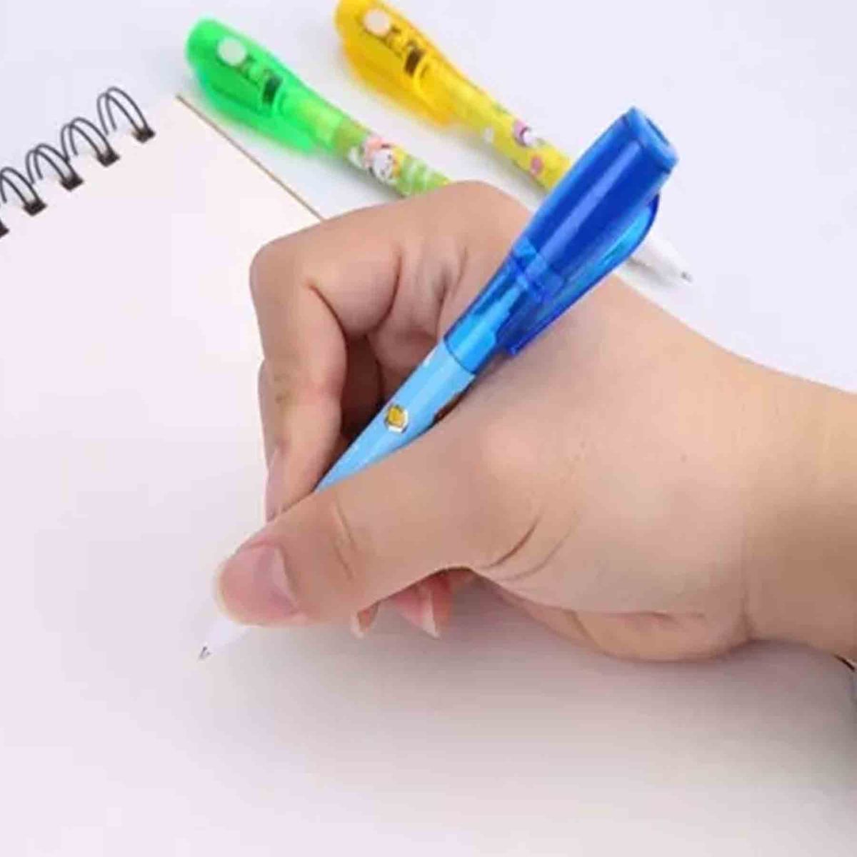 GENERICO - Pack 12 Lapiz Magico Tinta Uv + Luz