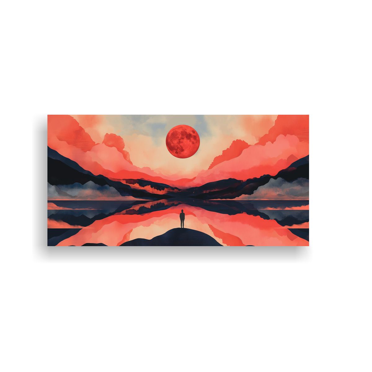 GENERICO - Arte De Pared Movimiento Vital Hermoso Papel 120x60 Cm