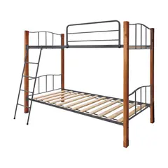 FUTONES Y MUEBLES - Camarote Modelo Country 1 Plaza Grafito