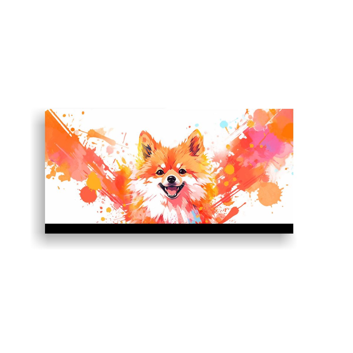 GENERICO - Cuadro En Lienzo Dinámico En Colores Vibrantes Y 120x60 Cm