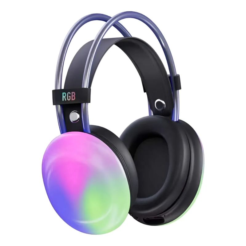 GENERICO - Audífonos Rgb Led Pg580 Bluetooth Inalámbricos