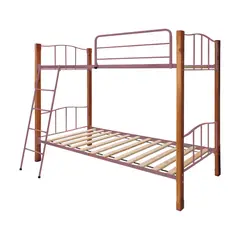 FUTONES Y MUEBLES - Camarote Modelo Country 1 Plaza Rosado