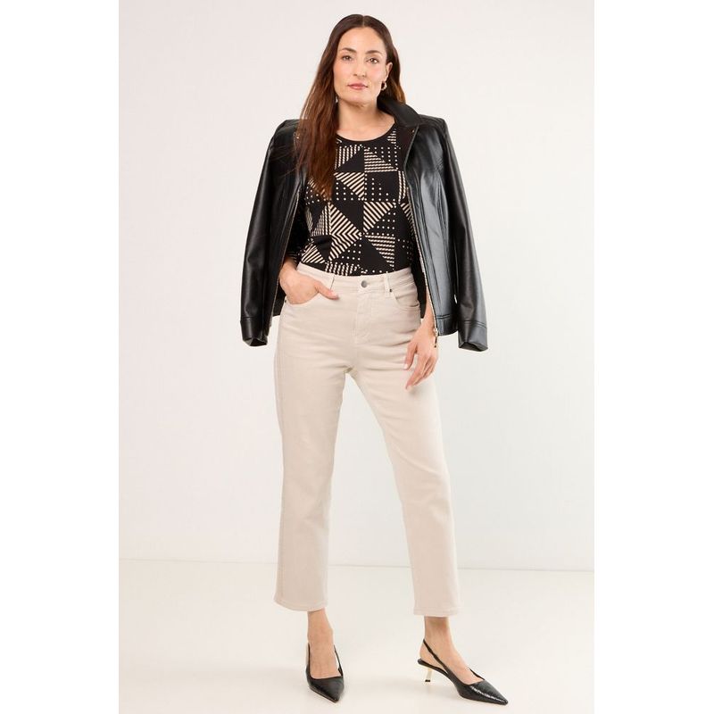 MA GRIFFE - Jeans Mujer Beige Magriffe
