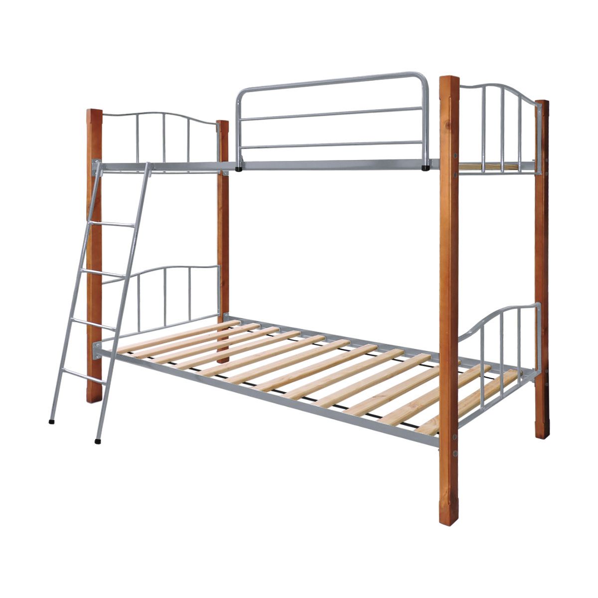 FUTONES Y MUEBLES - Camarote Modelo Country 1.5 Plaza Ceniza