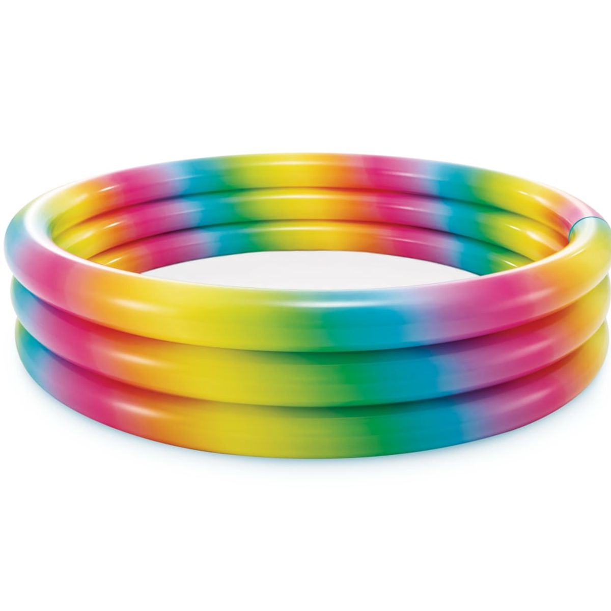 INTEX - Piscina Inflables INTEX de 3 Aros de Colores 168 × 38, 581 L