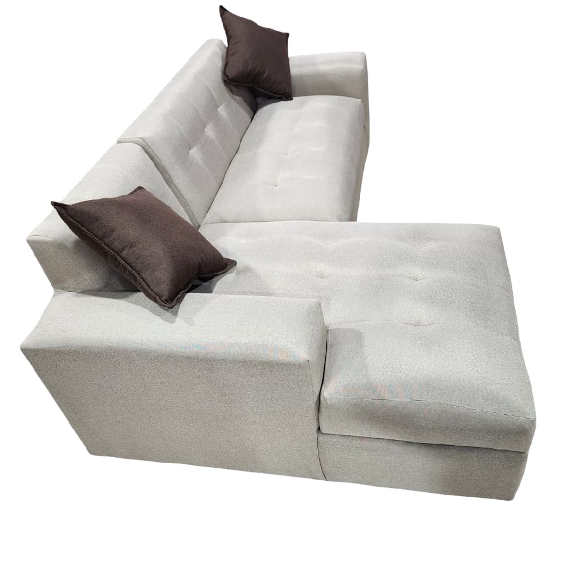 MUEBLES NEW - SECCIONAL MILAN IZQUIERDO BEIGE LINO