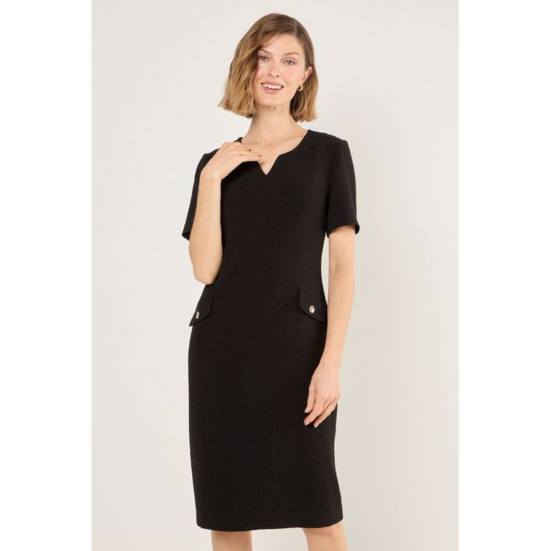 MA GRIFFE - Vestido Largo Mujer Negro Magriffe