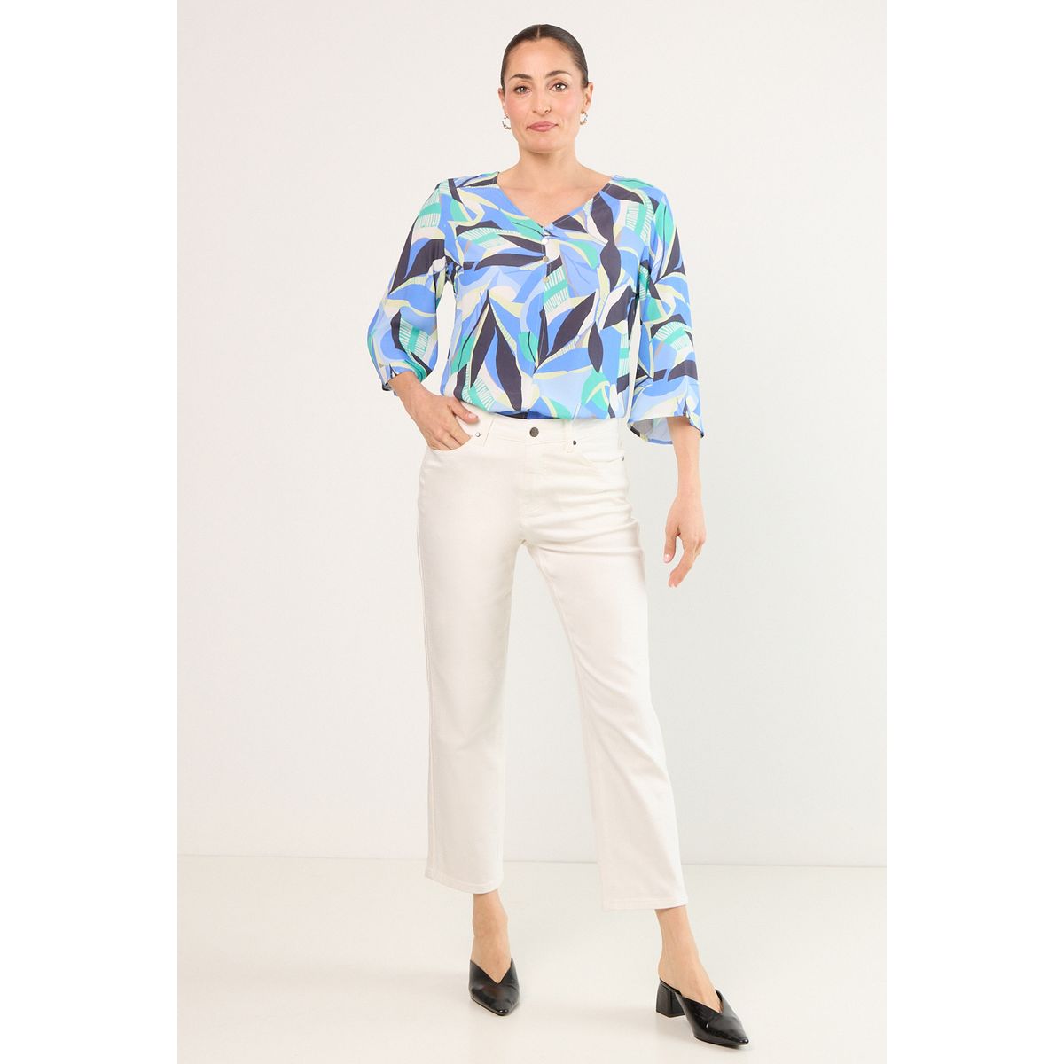 MA GRIFFE - Jeans Mujer Crudo Magriffe