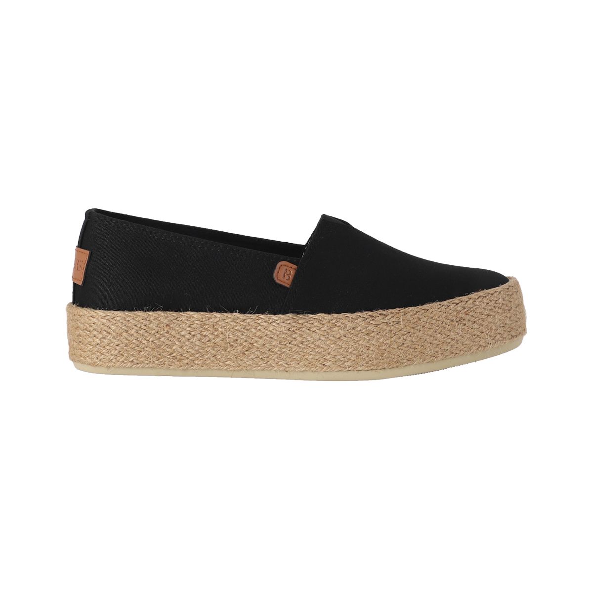 BAMERS - Alpargata Mujer Bamers Sandy Mid II Negro