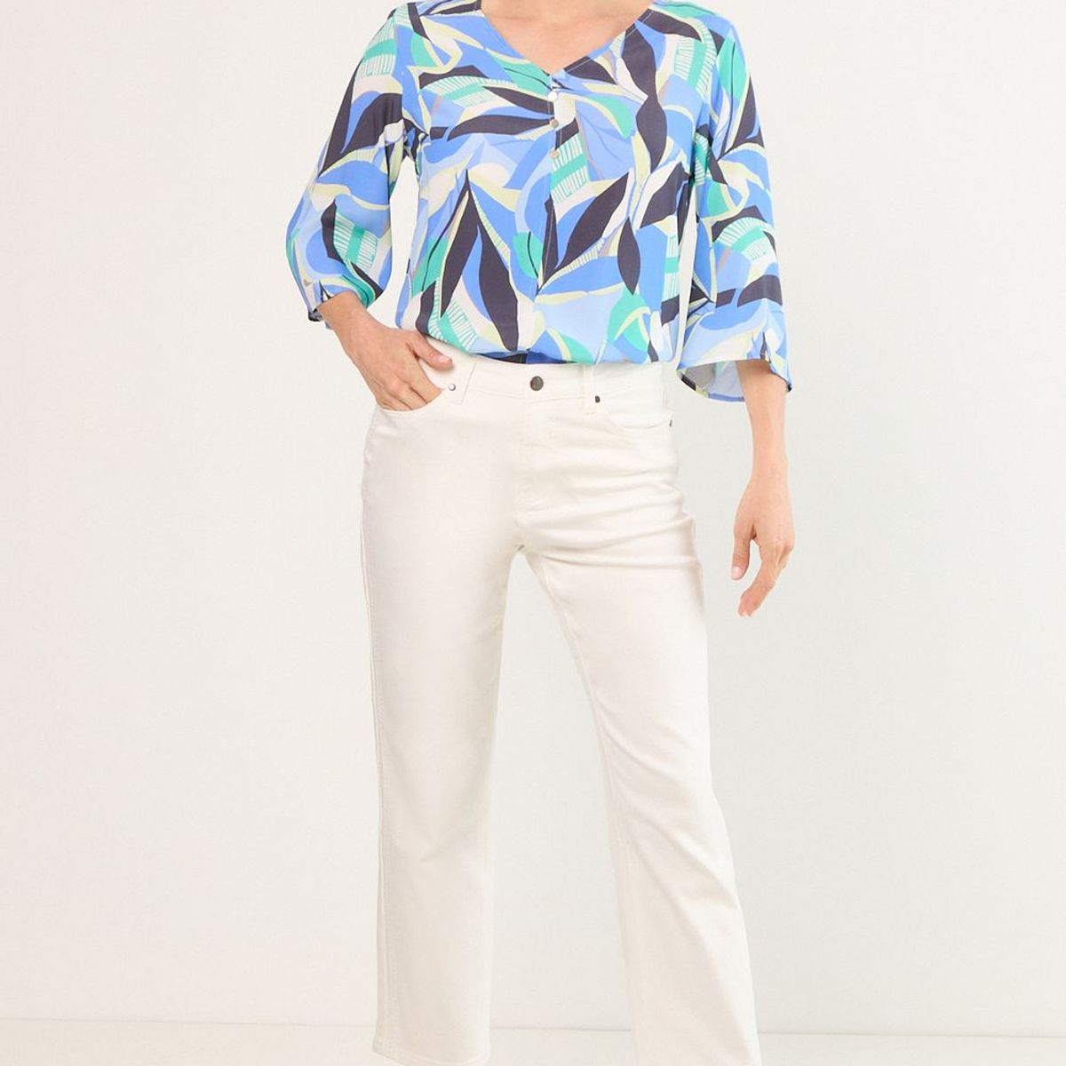 MA GRIFFE - Jeans Mujer Crudo Magriffe