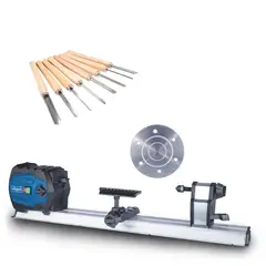 SCHEPPACH - Torno Para Madera 550w + Set Gubias -