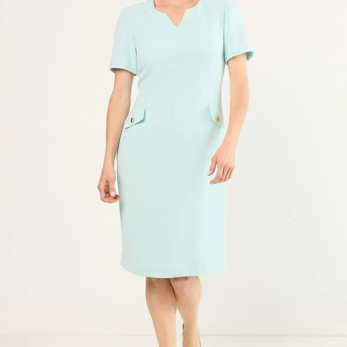 MA GRIFFE - Vestido Largo Mujer Verde Magriffe