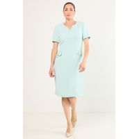 Vestido Largo Mujer Verde Magriffe