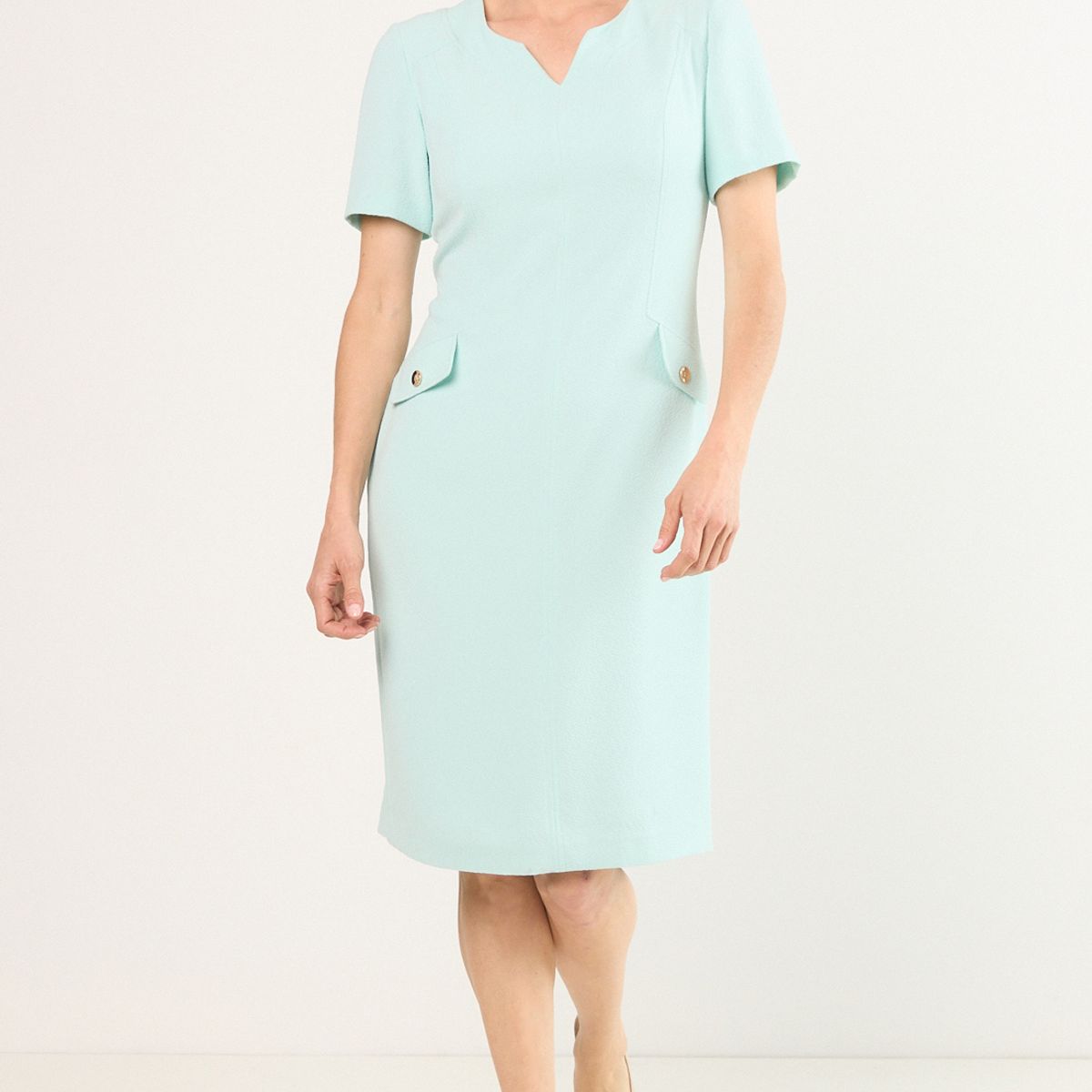 MA GRIFFE - Vestido Largo Mujer Verde Magriffe