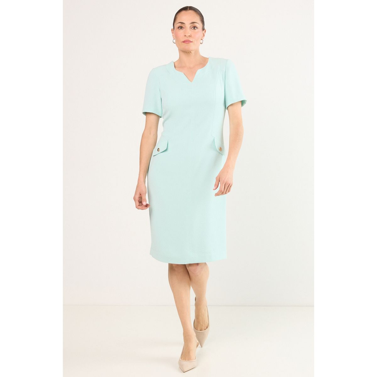 MA GRIFFE - Vestido Largo Mujer Verde Magriffe