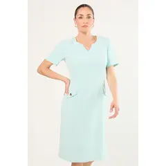 MA GRIFFE - Vestido Largo Mujer Verde Magriffe