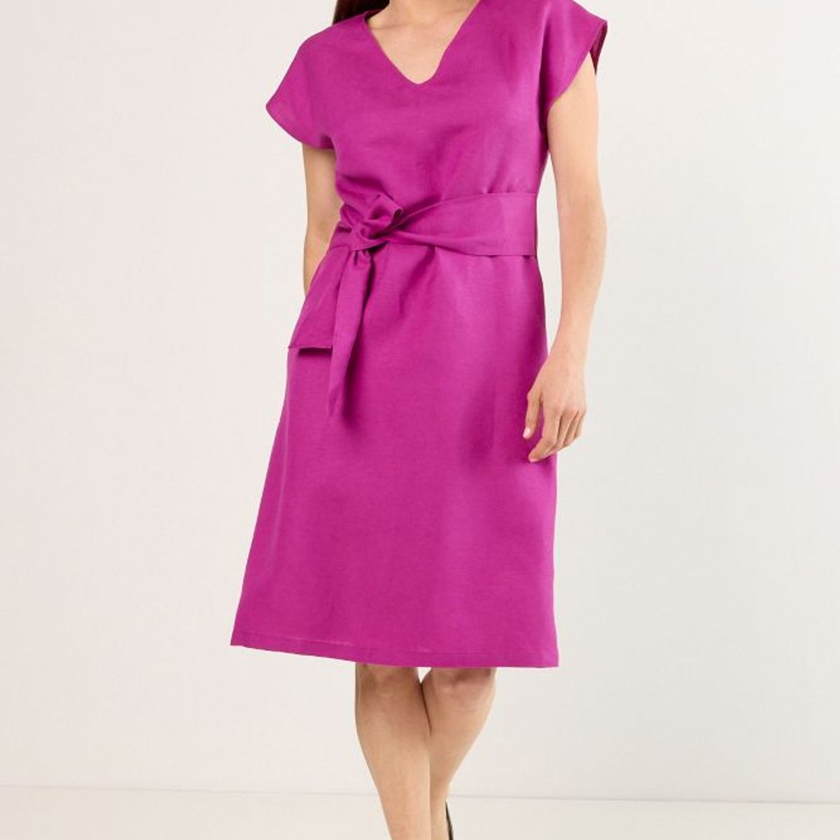 MA GRIFFE - Vestido Largo Mujer Violeta Magriffe