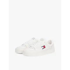 TOMMY HILFIGER - Zapatillas The Greenwich Essential De Cuero Blanco Tommy Jeans