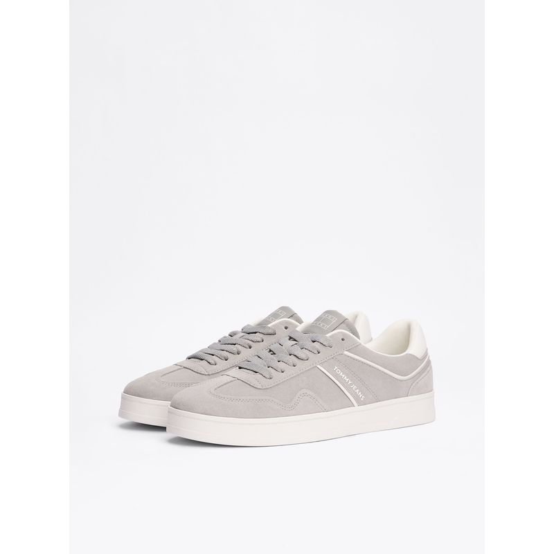 TOMMY HILFIGER - Zapatillas Greenwich Suede Gris Tommy Jeans