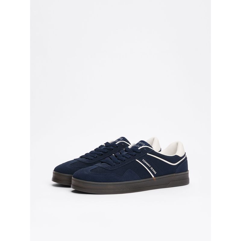 TOMMY HILFIGER - Zapatillas Greenwich Suede Azul Tommy Jeans