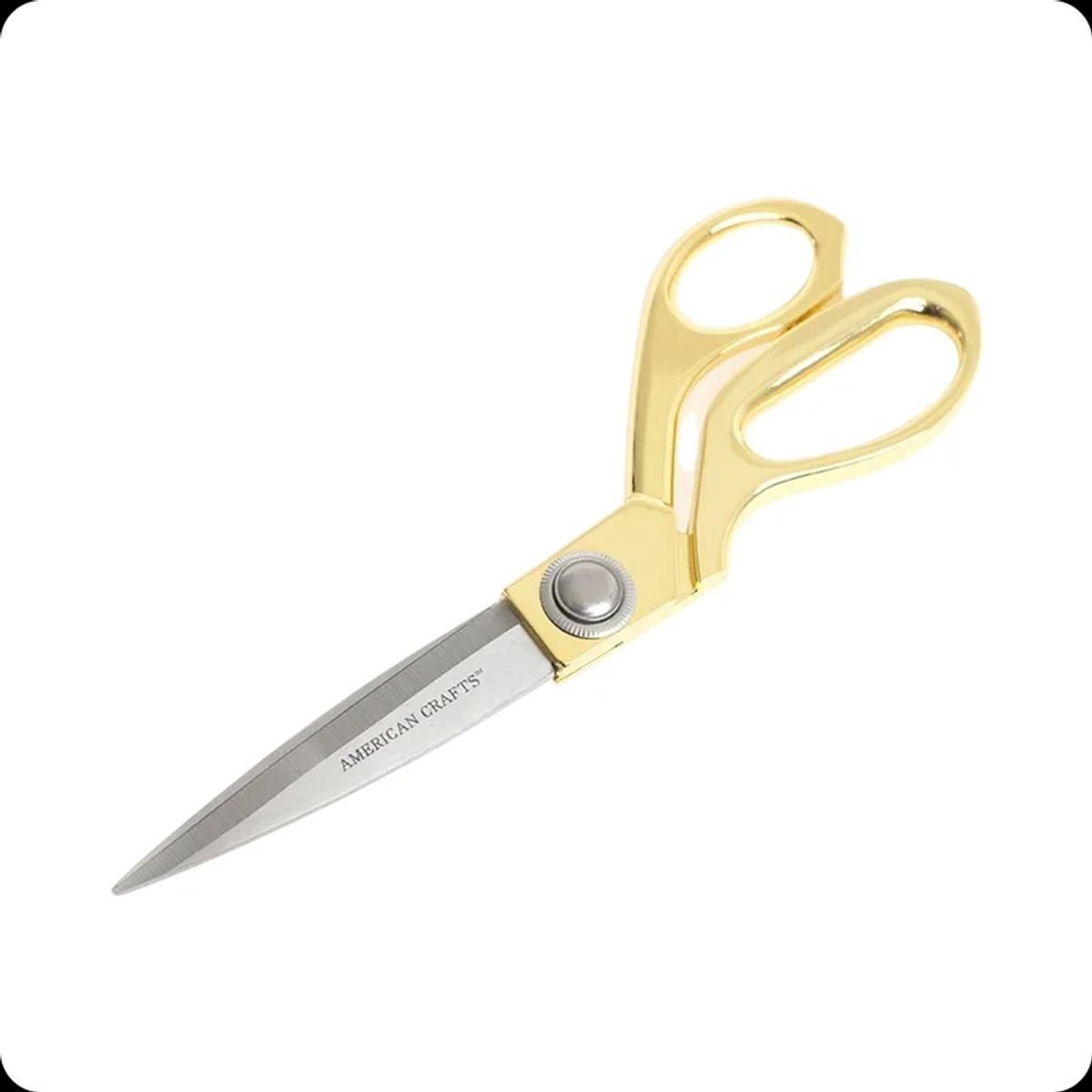 SILHOUETTE - Tijeras Manualidades Color Oro Metálico