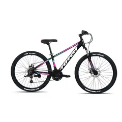 TOTEM - BICICLETA MTB ARO 26 MODELO Y650 NEGRO ROSA
