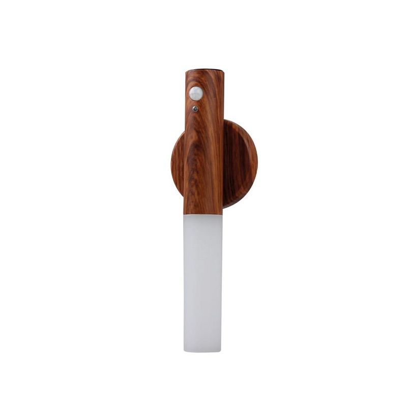 BP ILUMINACION - Antorcha Madera LED Recargable Con Sensor