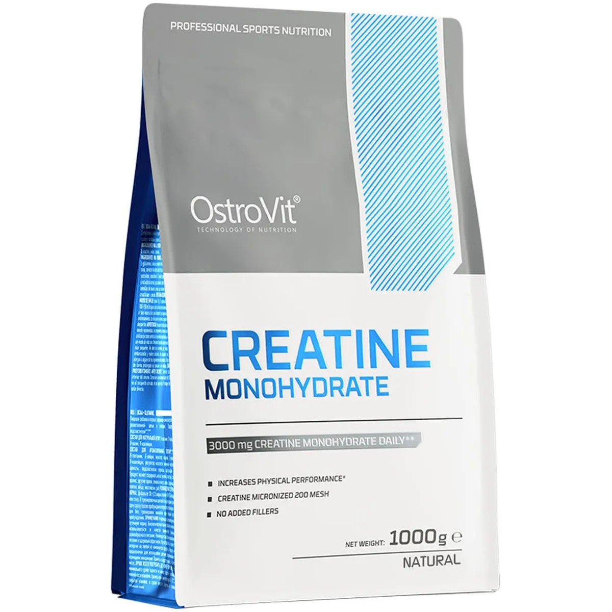 OSTROVIT - Creatina Monohidratada 1 Kg Sin sabor- OstroVit