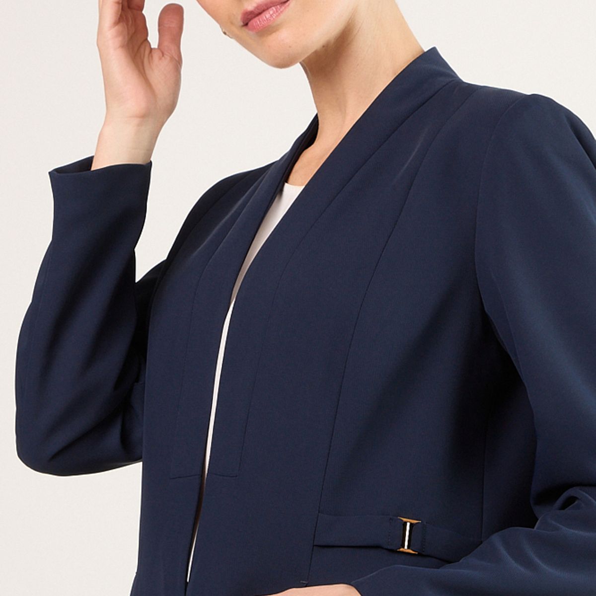 MA GRIFFE - Blazer Mujer Azul Magriffe