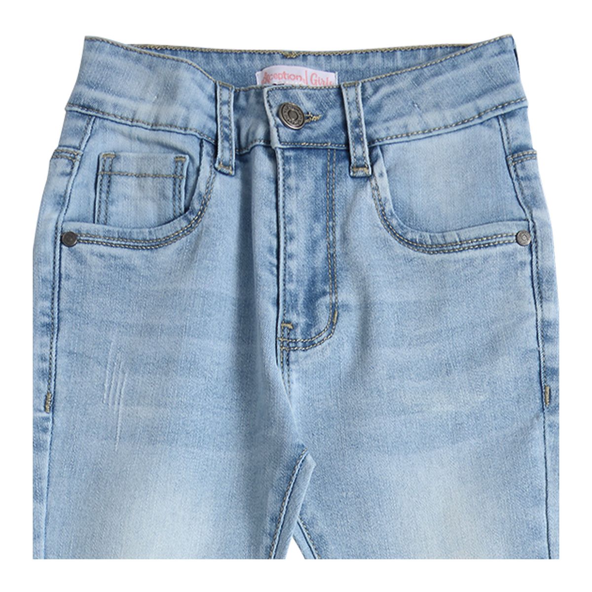 EXCEPTION - Jeans Mezclilla Flare Niña Exception