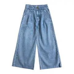 EXCEPTION - Jeans Mezclilla Palazzo Niña