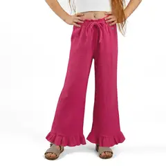 EXCEPTION - Pantalón Bambula Palazzo Niña