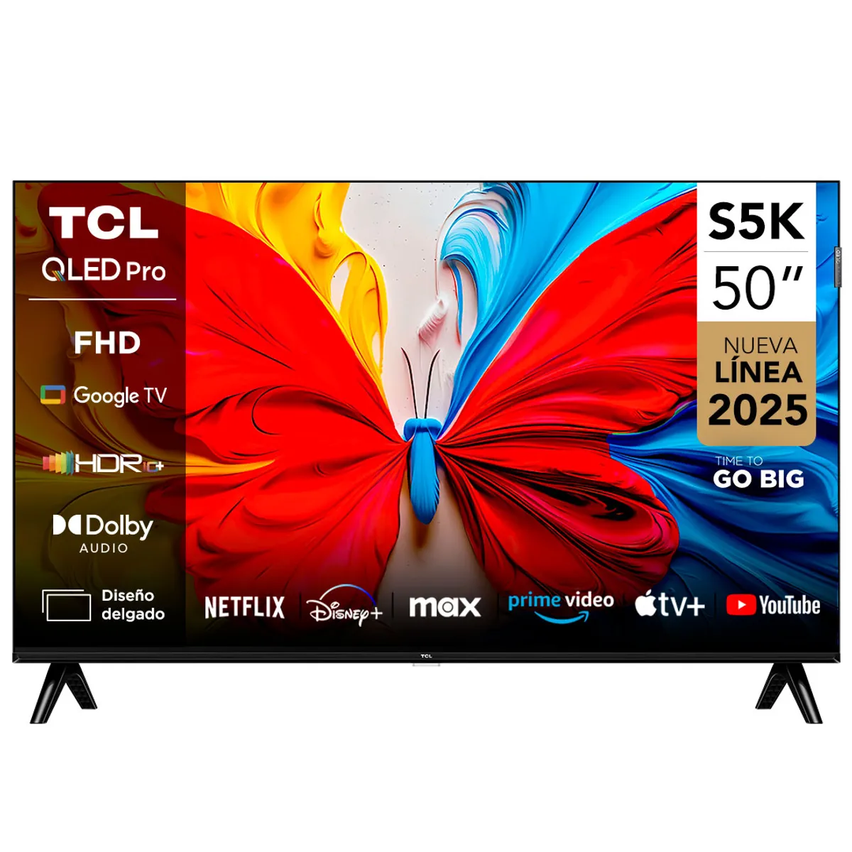 TCL - Smart TV 50 TCL FULL HD QLED 50S5K