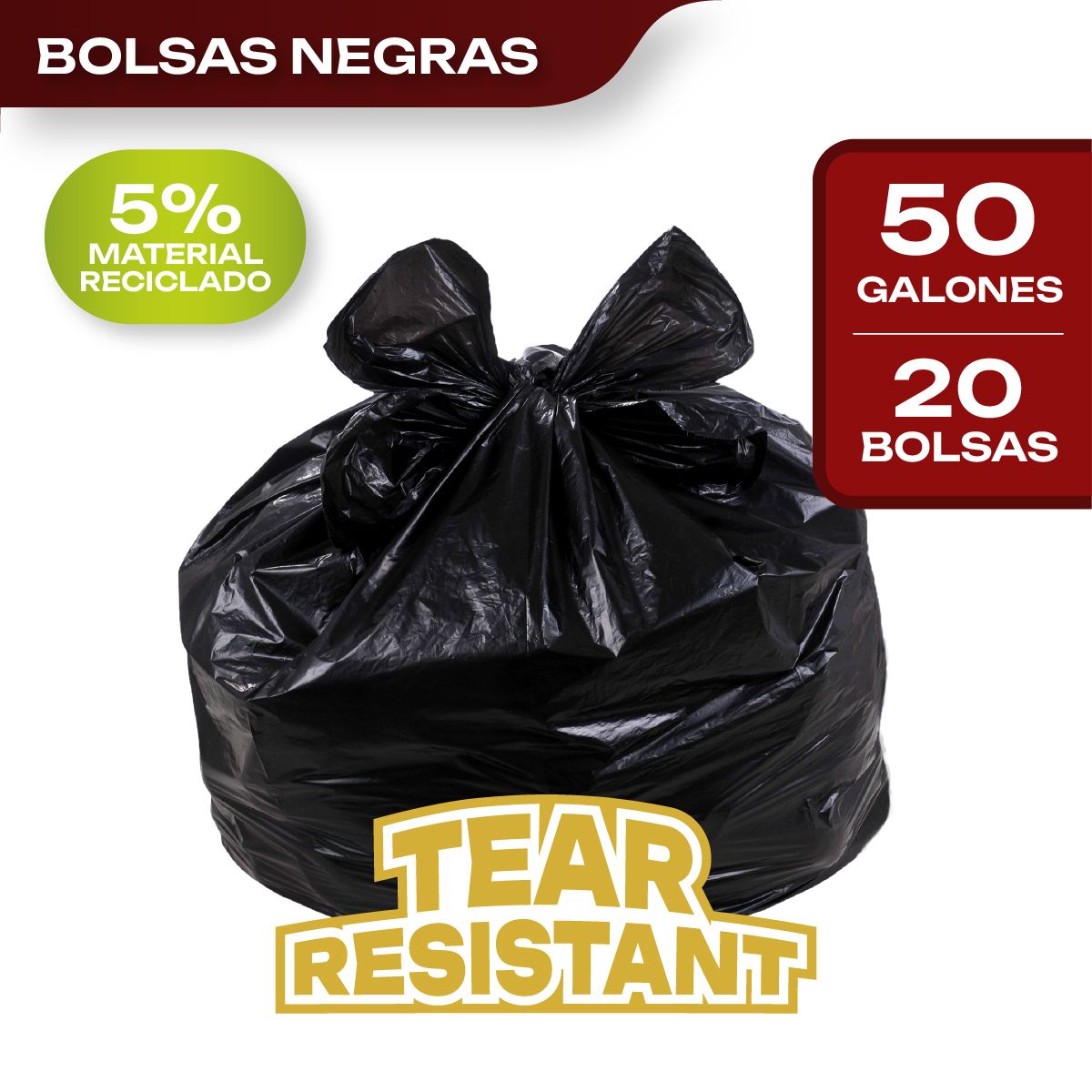 CANWAY - Bolsas Basura Exteriores Grande 97 x 131 cm Canway 20 un Kiosclub
