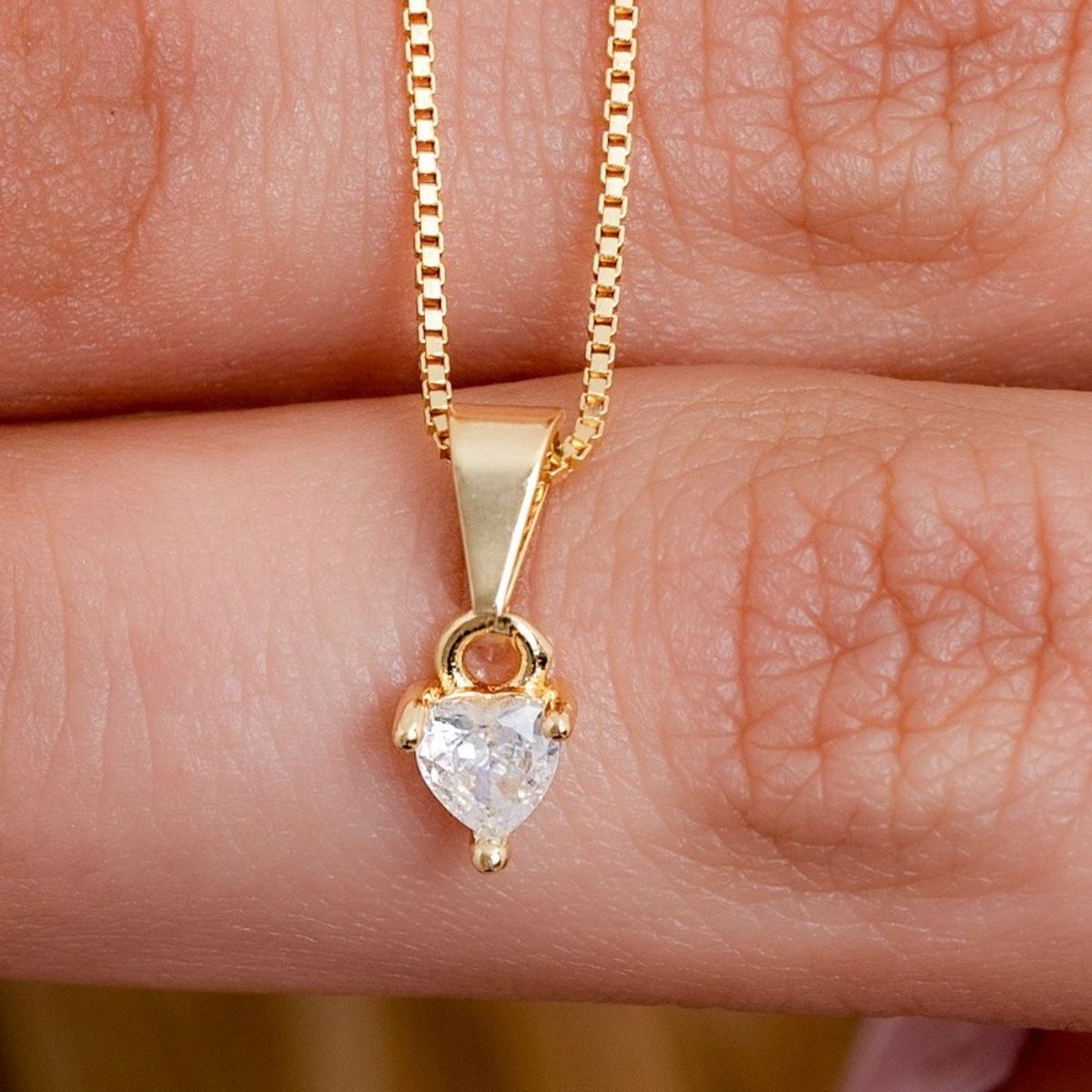 GENERICO - Colgante Little Love Oro Laminado 18k