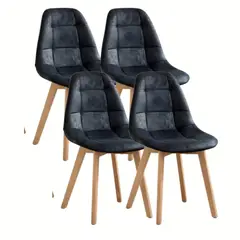 CORI CORI - Pack 4 Sillas Capitonne Ecocuero Vintage