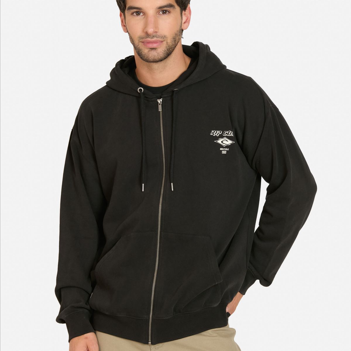 RIP CURL - Poleron FZ Oceaner Negro Hombre Rip Curl