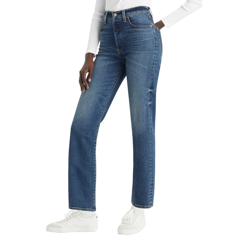 LEVIS - Jeans Mujer Ribcage Straight Ankle Azul Levis